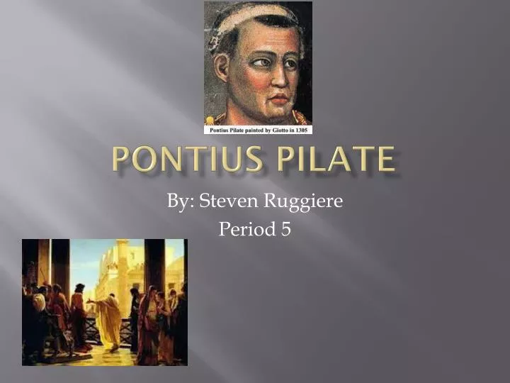 pontius pilate