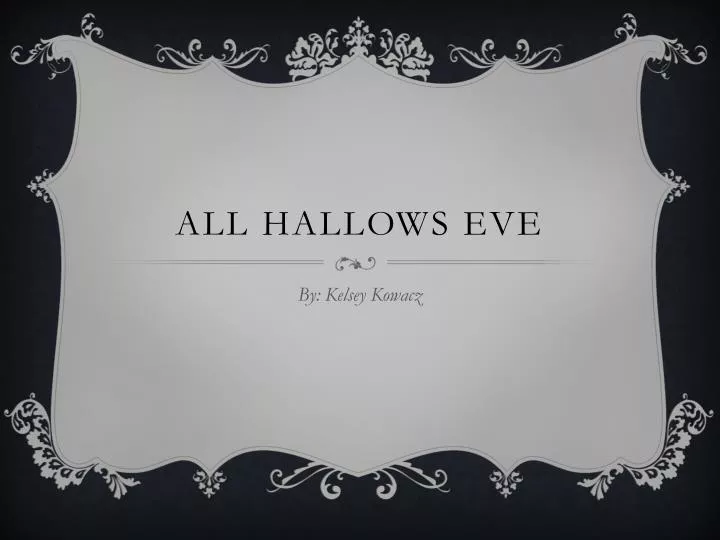 all hallows eve