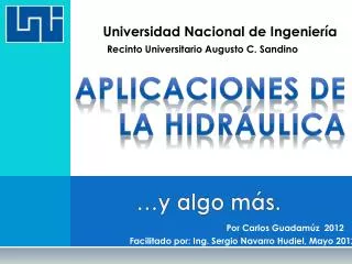 aplicaciones de la hidr ulica