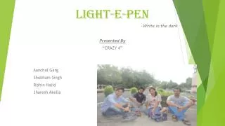 Light-e-pen