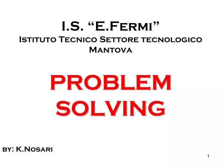 i s e fermi istituto tecnico settore tecnologico mantova