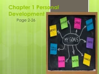 Chapter 1 Personal Development