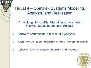 Software Architecture Modeling and Analysis