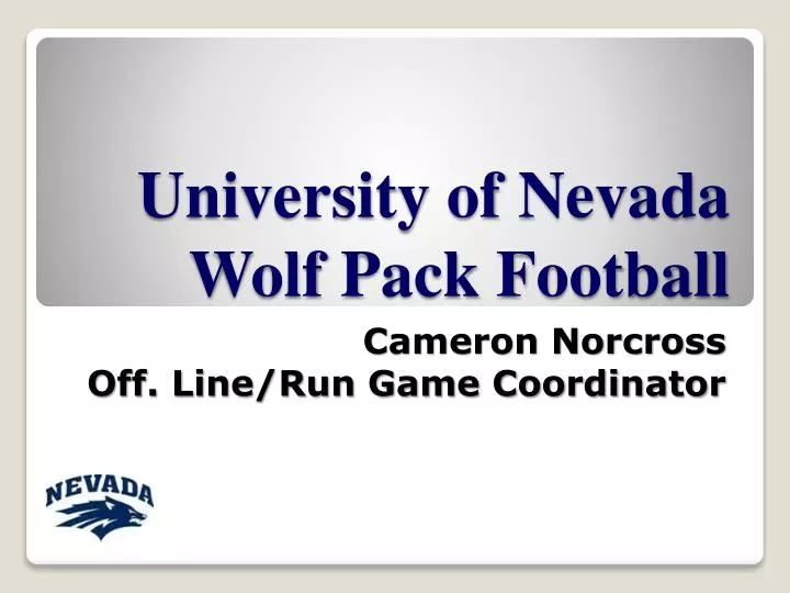 university of nevada wolf pack football