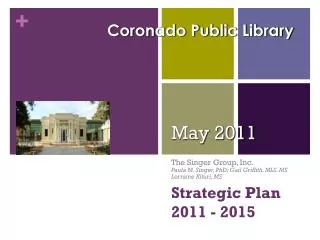 Strategic Plan 2011 - 2015