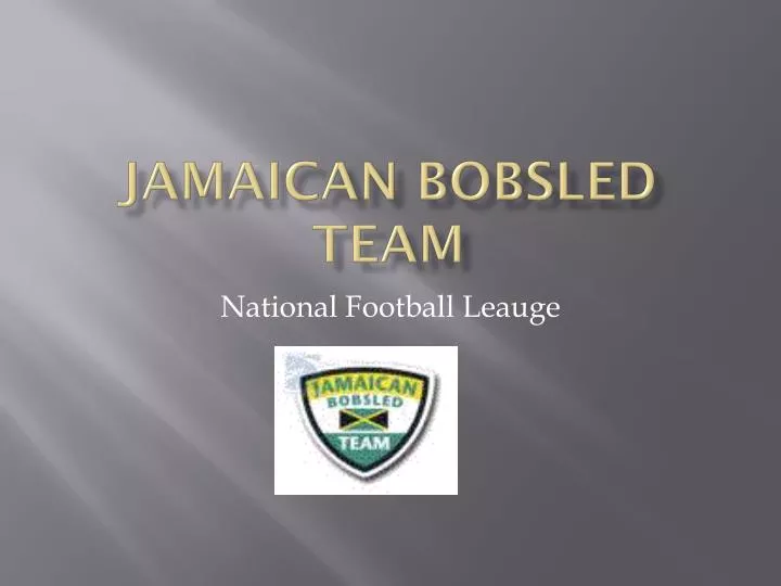 jamaican bobsled team