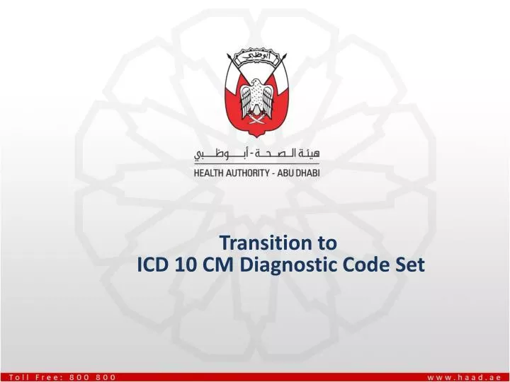 transition to icd 10 cm diagnostic code set