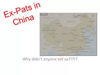 Ex-Pats in China