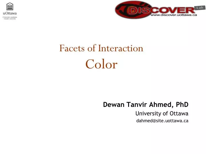 facets of interaction color