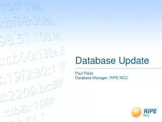 Database Update