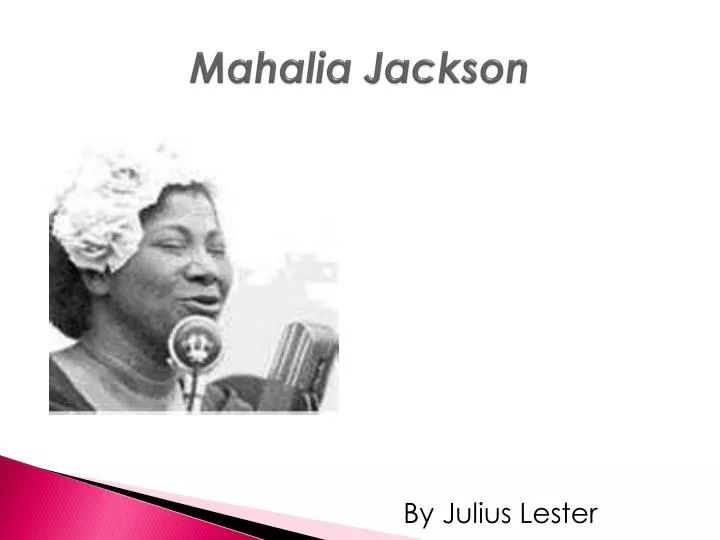 mahalia jackson