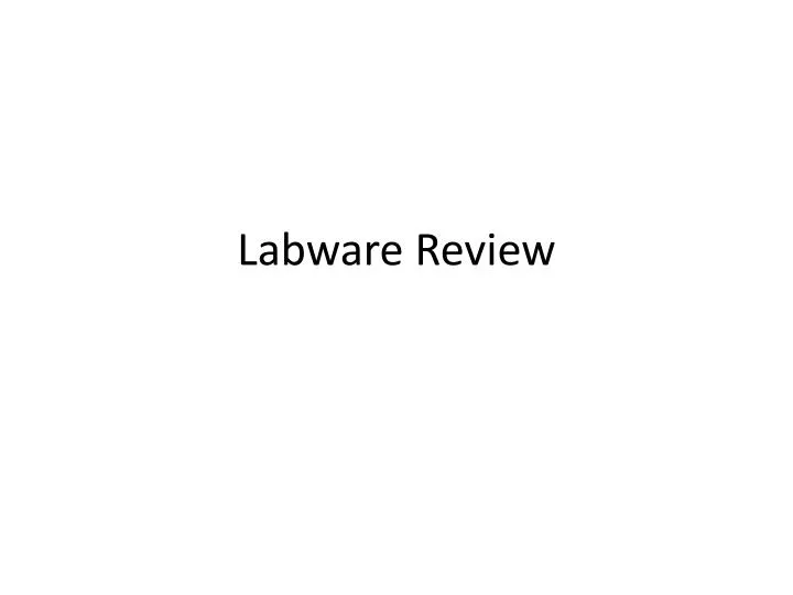 labware review