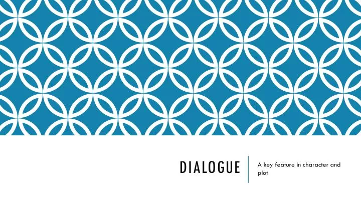 dialogue