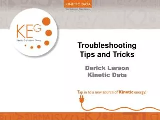 Troubleshooting Tips and Tricks