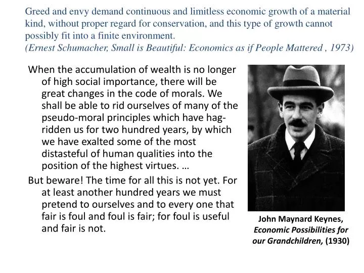 john maynard keynes economic possibilities for our grandchildren 1930