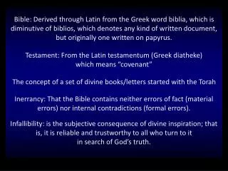 The concept of a set of divine books/letters started with the Torah