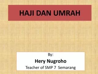 haji dan umrah