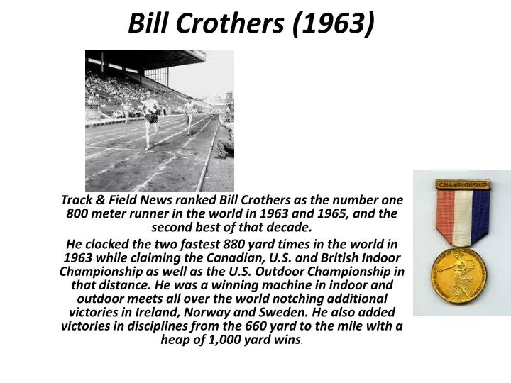 bill crothers 1963