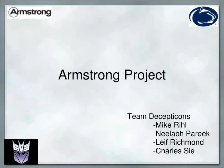 armstrong project