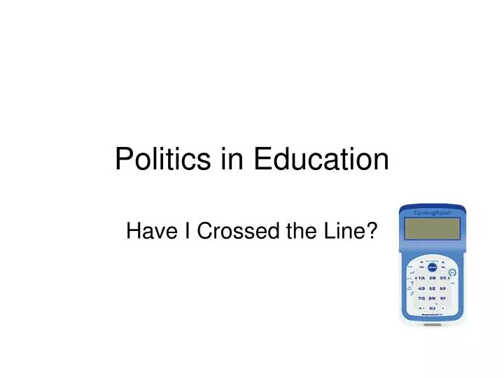 politics in education