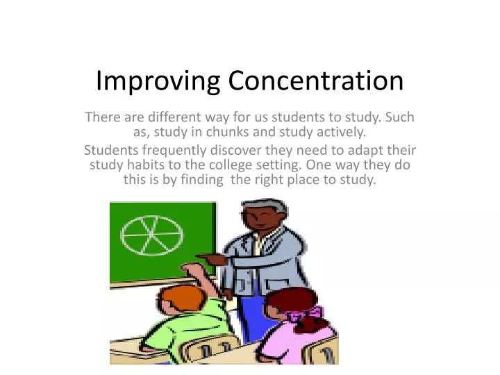 improving concentration