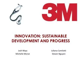 INNOVATION: SUSTAINABLE DEVELOPMENT AND PROGRESS