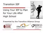 Transition IEP - slide 1