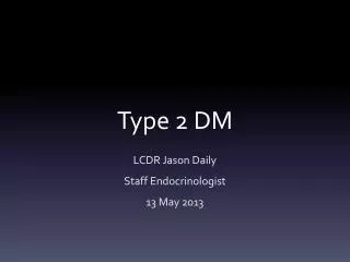 Type 2 DM