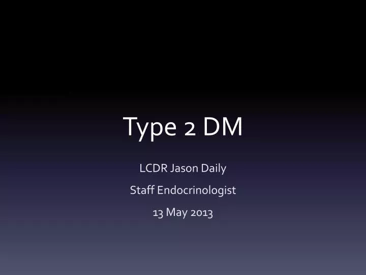 type 2 dm