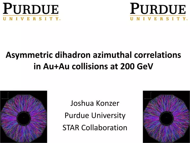asymmetric dihadron azimuthal correlations in au au collisions at 200 gev