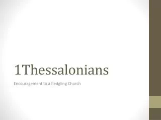 1Thessalonians