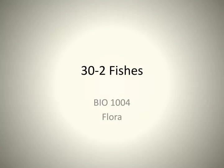 30 2 fishes