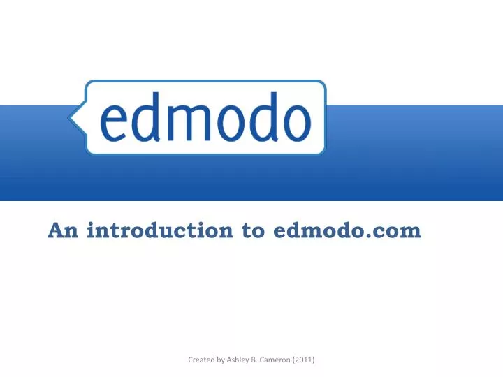 an introduction to edmodo com