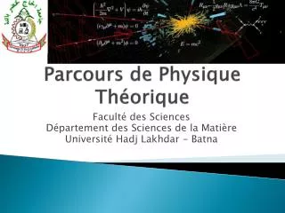 parcours de physique th orique