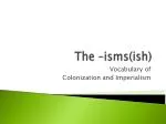 Understanding Colonization and Imperialism: Key Concepts and Their Impact on Africa - slide 1