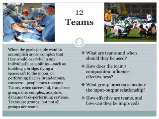 12 Teams