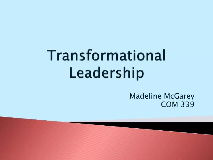 transformational leadership