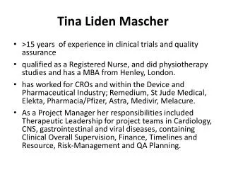 Tina Liden Mascher