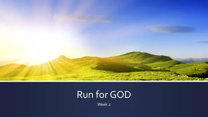 run for god