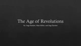the age of revolutions