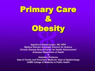 Primary Care &amp; Obesity