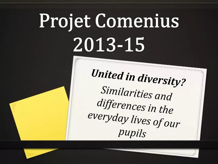 projet comenius 2013 15