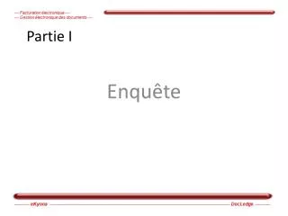 partie i