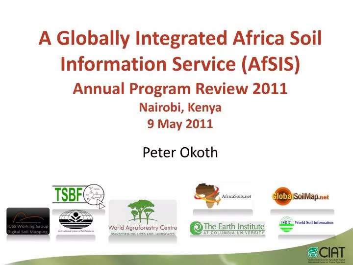 a globally integrated africa soil information service afsis