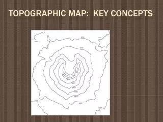 Topographic Map: Key Concepts