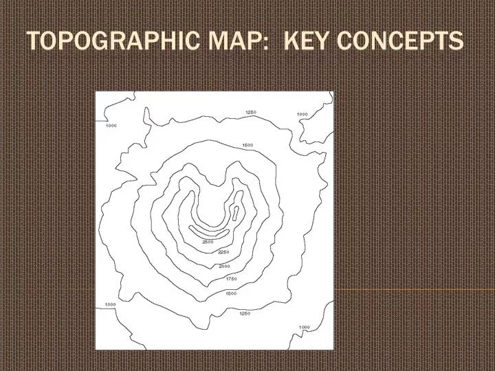 topographic map key concepts