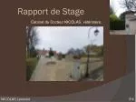 Rapport de Stage - slide 1