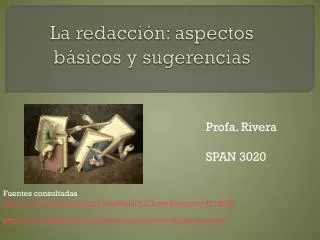 la redacci n aspectos b sicos y sugerencias