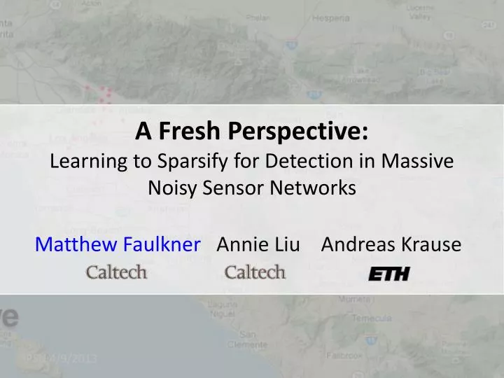 a fresh perspective learning to sparsify for detection in massive noisy sensor networks