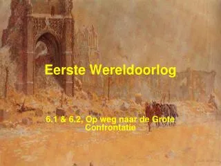 eerste wereldoorlog